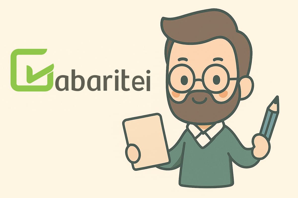 Tela do sistema Gabaritei